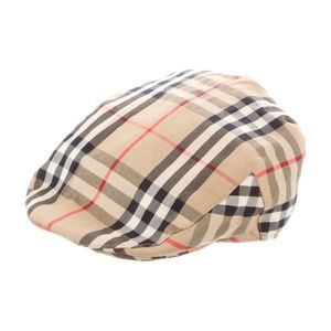 BURBERRY House Check Newsboy Cap - Sz Large - EUC